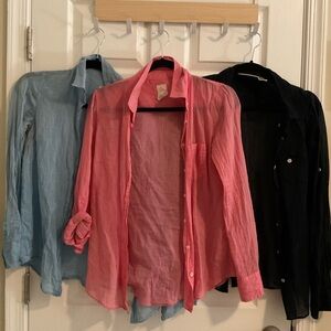 J. Crew Button Up’s (Boy Shirt + Perfect Shirt) Bundle